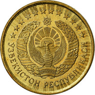 Monnaie, Uzbekistan, 3 Tiyin, 1994, TTB, Brass Plated Steel, KM:2.2 - Uzbenisktán