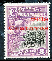!										■■■■■ds■■ Company 1920 AF#140** Surcharge 6 On 8 Cent Perf.14 (x0157) - Mozambique