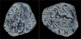 Spain Philip II 2 Caurtos-marvedis ND Cuenza Mint - Münzen Der Provinzen