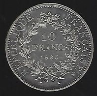 ARGENT 10 Fr HERCULE 1965 - K. 10 Francos