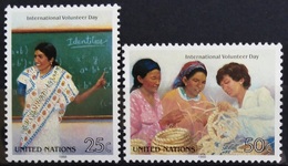 NATIONS-UNIS  NEW YORK                   N° 517/518                      NEUF** - Unused Stamps