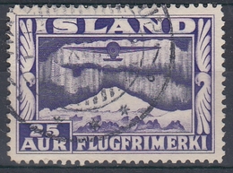 +M312. Iceland 1934. Airmail. Michel 177A. Used - Poste Aérienne