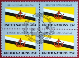 NATIONS-UNIS  NEW YORK                   N° 560 X4         1° JOUR - Used Stamps