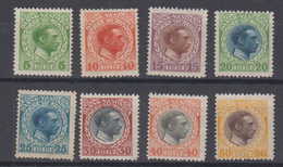 Dänemark Denmark West India Mi# 49-56 * Mint Christian X 1915 - Danimarca (Antille)