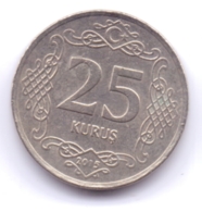 TURKEY 2015: 25 Kurus, KM 1242 - Turquie