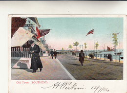 Southend, Inghilterra. Old Town. Post Card Used 1904 - Southend, Westcliff & Leigh