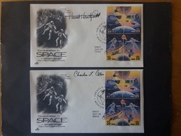 UNITED STATE US USA1992 Space Adventure - Joint Issue With Russia FDC FROM NASA AUTOGRAPH ASTRONAUTS - 1991-2000
