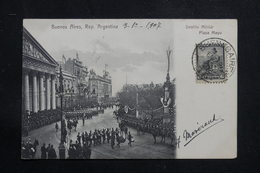 ARGENTINE - Affranchissement De Buenos Aires Sur Carte Postale En 1907 Pour La France - L 60869 - Briefe U. Dokumente