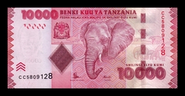 Tanzania 10000 Shillings Elephant's Head 2015 Pick 44b New Sign SC UNC - Tanzanie