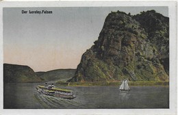 Der Loreley Felsen - Collection Ansichten Vom Rhein - Vues Du Rhin - Année 1921 (bateaux) - Loreley