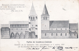 CAMBRON-CASTEAU (Remise De 50% Déjà Faite)  écrite En 1903  "Souvenir De La Bénédiction De L'église "   Voir Scans - Brugelette
