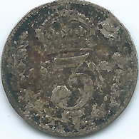 United Kingdom / Great Britain - 1908 - 3 Pence - Edward VII - KM797 - F. 3 Pence