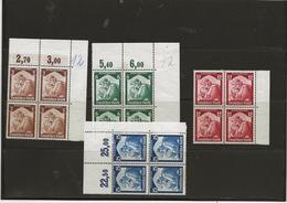 ALLEMAGNE - RETOUR DE LA SARRE -N° 524 A 527 BLOC DE 4 NEUF SANS CHARNIERE -ANNEE 1935 - COTE 480 € - Unused Stamps