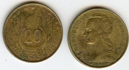 Madagascar 20 Francs 1953 KM 7 - Madagaskar