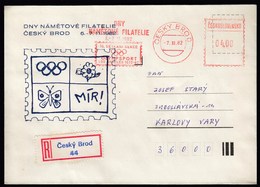 Czechoslovakia Cesky Brod 1982 / Thematic Philately Days, 10th Meeting OLYMPSPORT Section, Los Angeles Olympic 1932-1982 - Summer 1932: Los Angeles