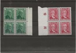 ALLEMAGNE - CINQUANTENAIRE DE L'AUTOMOBILE - N° 562-563 NEUF XX BLOC DE 4 -ANNEE 1935- - COTE : 64 € - Unused Stamps