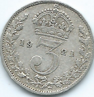 United Kingdom / Great Britain - 1921 - 3 Pence - George V - KM813a - F. 3 Pence