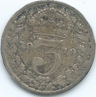 United Kingdom / Great Britain - 1919 - 3 Pence  - George V - KM813 - F. 3 Pence