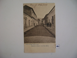 BOLIVIA - POST CARD RECUERDO DE TARIJA , LA CALLE MATRIZ IN THE STATE - Bolivia