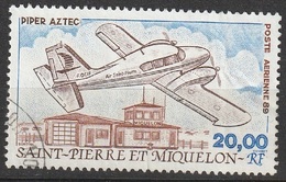 Saint-Pierre Et Miquelon PA 1989 N° 573 Avion Piper Aztec  (G13) - Gebruikt