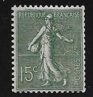 France Roulette N°130f *( Vert-gris Type (VI) Signé Calvès Cote 6100€. RARE. - Francobolli In Bobina