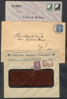 GERMANY: 3 Covers Sent To Brazil Between 1922 And 1939, Attractive Postages! - Lettres & Documents