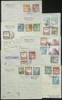 CHILE: 33 Covers + 1 Front Sent To Argentina (almost All Of The 1950s), Most Airmail And Many Registered. With Some Nice - Chili