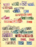 CHILE: Accumulation On Stockpages, Several Hundreds Of Used Stamps, Mostly Airmail And Some Post-classics, Very Fine Gen - Chili