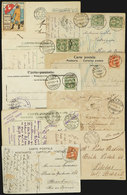 SWITZERLAND: 9 Postcards Used Between 1905 And 1921, Most Sent To Rio De Janeiro, Interesting Postal Marks, And Some Wit - Other & Unclassified