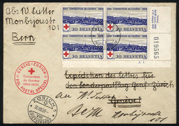 SWITZERLAND: 30/AU/1939 Geneve - Zürich, Special Flight Commemorating The Geneve Convention, VF! - Other & Unclassified