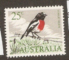 Australia  1966  SG  396  Scarlet Robin  Unmounted Mint - Ungebraucht
