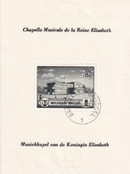 1941 BL14 Muziekkapel Van Koningin Elisabeth - Chapelle Musicale De La Reine Elisabeth - Afgestempeld 10 12 1941 - Blocks & Sheetlets 1924-1960