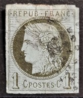 COLONIES FRANCAISES 1872 - Canceled - YT 14 - 1c - Ceres