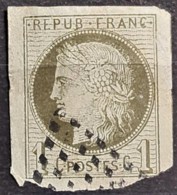 COLONIES FRANCAISES 1872 - Canceled - YT 14 - 1c - Ceres