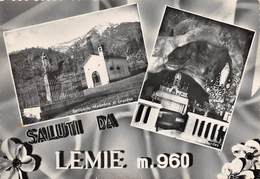 8129 "SALUTI DA LEMIE M.960" 2 VEDUTE-CARTOLINA POSTALE ORIG. SPED.1962 - Souvenir De...