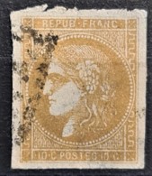 FRANCE 1870 - Canceled - YT 43Bd - 10c - 1870 Bordeaux Printing