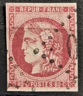 FRANCE 1870 - Canceled - YT 49 - 80c - 1870 Ausgabe Bordeaux