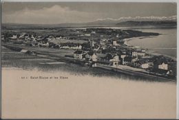 Saint Blaise Et Les Alpes - Gare, Bahnhof - Photo: E. Chiffelle - Saint-Blaise