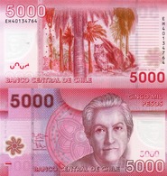 CHILE, 5000 Pesos, 2014, P163c, POLYMER, UNC - Chile