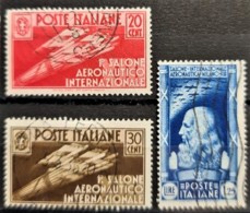 ITALIA / ITALY 1935 - Canceled - Sc# 345, 346, 348 - Oblitérés