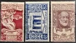 ITALIA / ITALY 1922 - Canceled/MLH - Sc# 140 141, 142 - Gebraucht