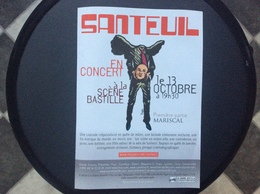 PUBLICITE  SANTEUIL En Concert  MARISCAL En Concert  SCÈNE BASTILLE - Plakate & Poster