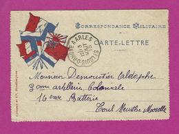 CARTE LETTRE FRANCHISE MILITAIRE Obl ST LOUIS DU RHONE A ARLES  éditer à BOUILLARGUES - 1. Weltkrieg 1914-1918