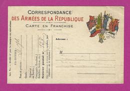 CARTE FRANCHISE MILITAIRE Secteur 127 - 1. Weltkrieg 1914-1918