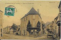 1910 - COMBRONDE - Poste Et Grande Rue - Combronde