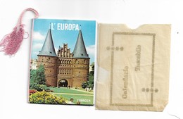 94313) CALENDARIETTO DEL 1972 L'EUROPA CON BUSTINA - Small : 1971-80