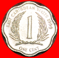 · SCALLOPED (1981-2001): EAST CARIBBEAN TERRITORIES ★ 1 CENT 1999! LOW START ★ NO RESERVE! - East Caribbean Territories