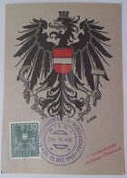 ZA278.12 Austria   1945 Sonderkarte 1. Sonderstempel Im Neuen Österreich Export Musterschau 26.X.1945  Ganzsache - Maximum Cards