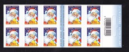 DT 831 - Carnet De 10 Timbres-Poste Autocollants Pére Noel  - Fraicheur Postale - Faciale 10 X 0.44 Euros - Non Classés