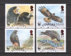 Falkland Islands 2006 Mi 976-979 WWF - FALCONS - Used Stamps